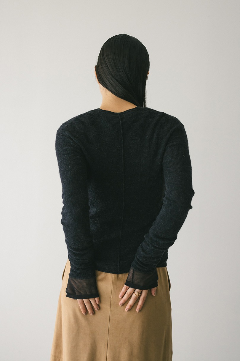 ロングスリーブソフトニット 詳細画像 BLK 10