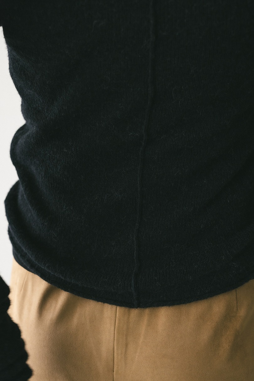 ロングスリーブソフトニット 詳細画像 BLK 12