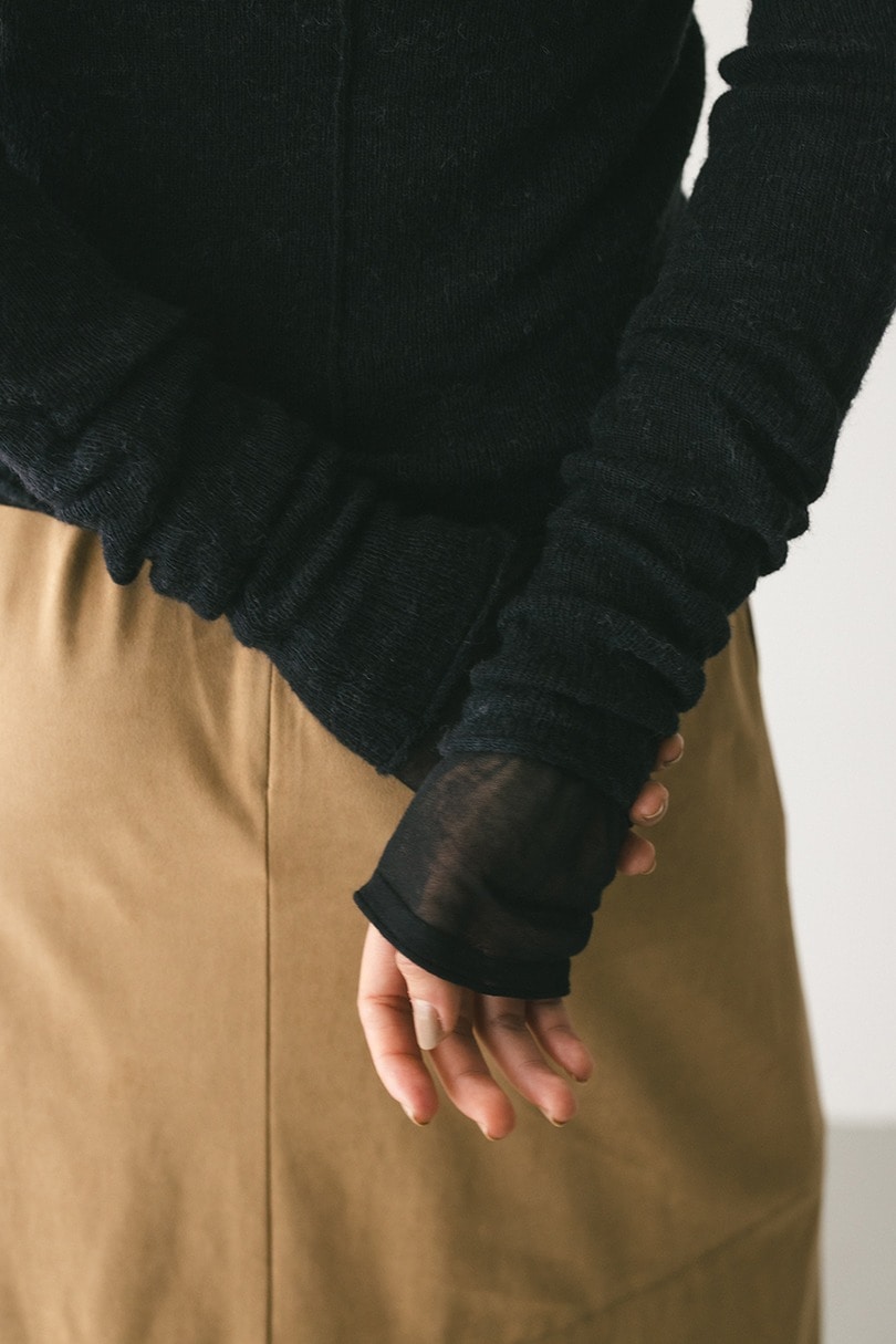 ロングスリーブソフトニット 詳細画像 BLK 13