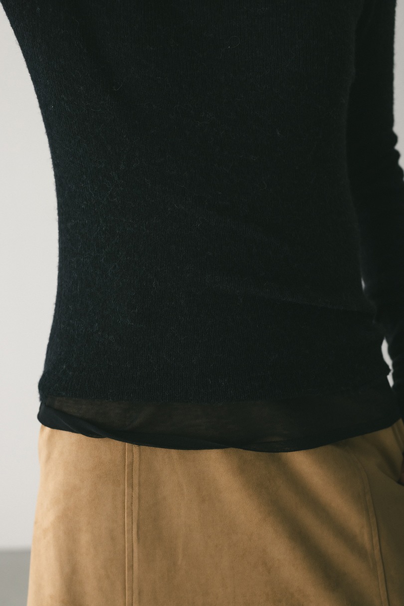 ロングスリーブソフトニット 詳細画像 BLK 6