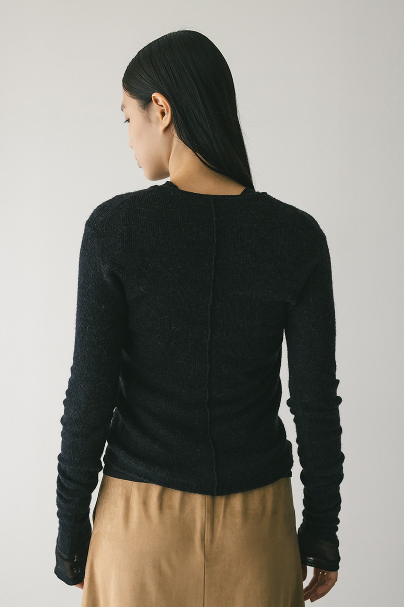 ロングスリーブソフトニット 詳細画像 BLK 9