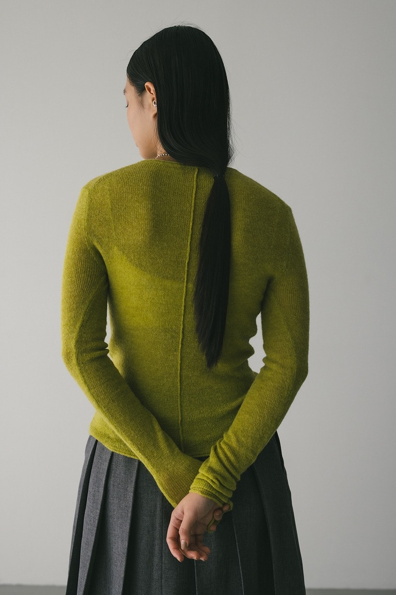 ロングスリーブソフトニット 詳細画像 LIME 10