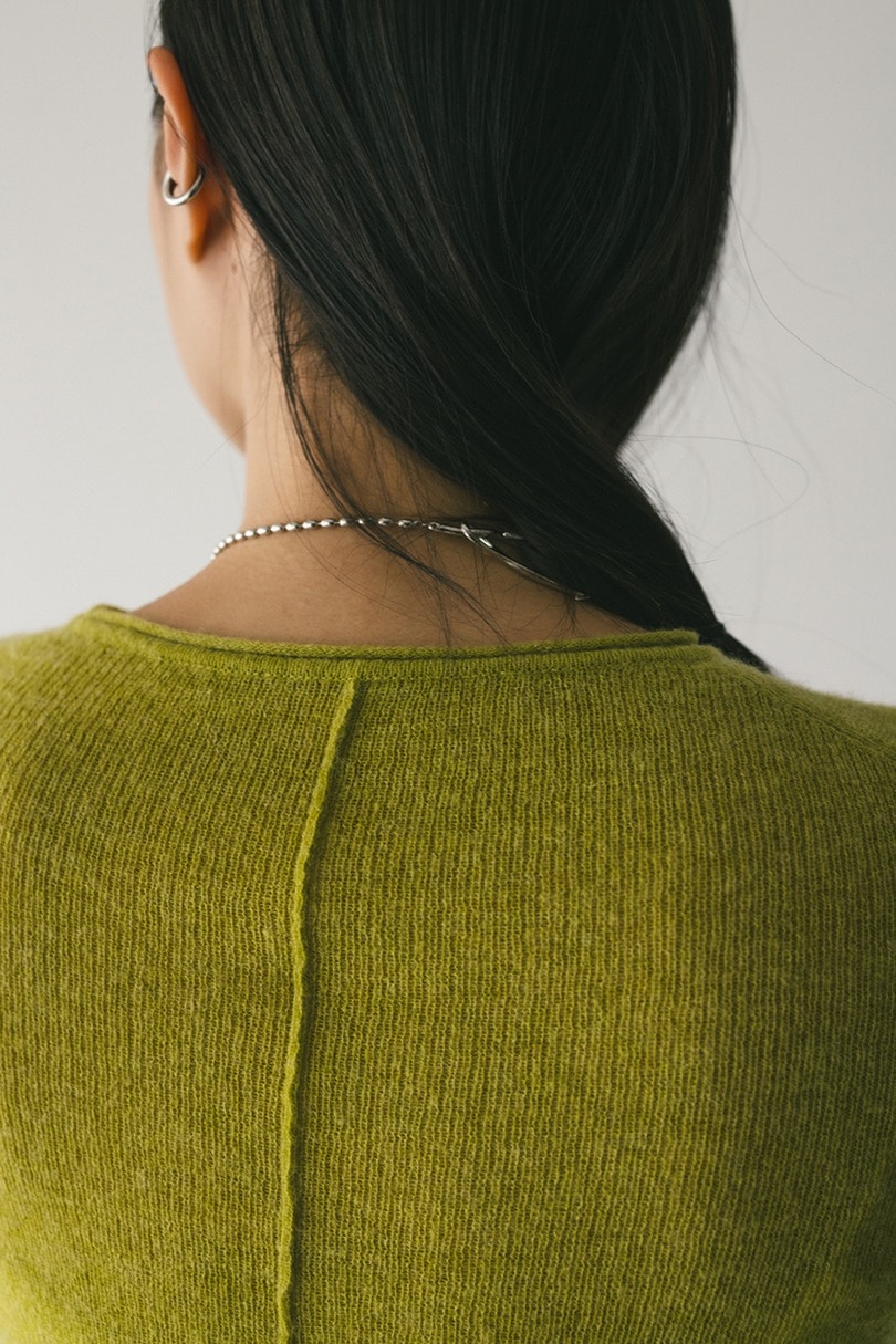 ロングスリーブソフトニット 詳細画像 LIME 12