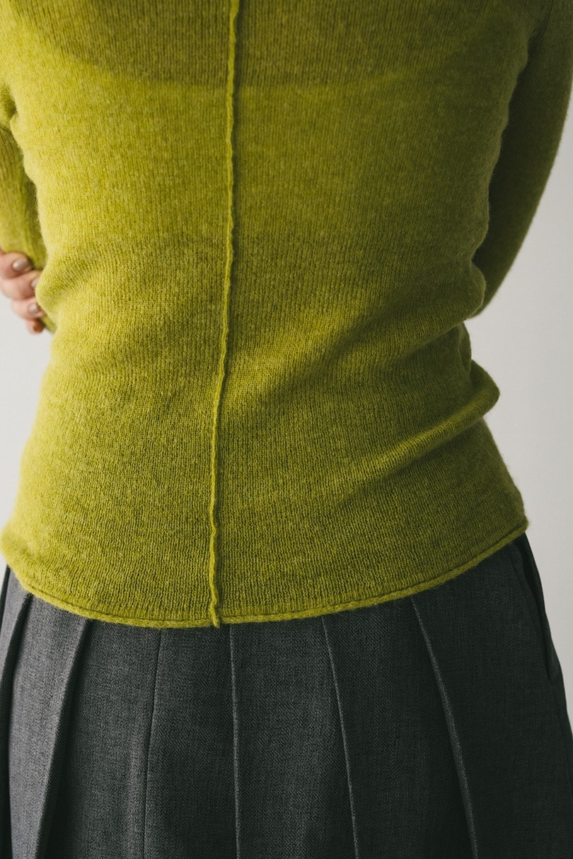 ロングスリーブソフトニット 詳細画像 LIME 13