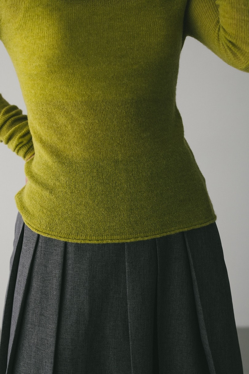 ロングスリーブソフトニット 詳細画像 LIME 6