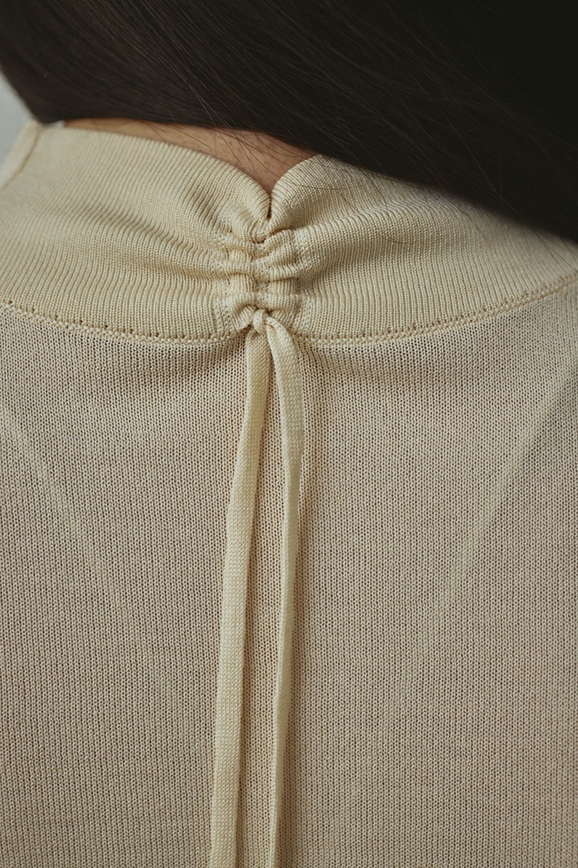 バックストリングウォッシャブルニット 詳細画像 IVOY 10