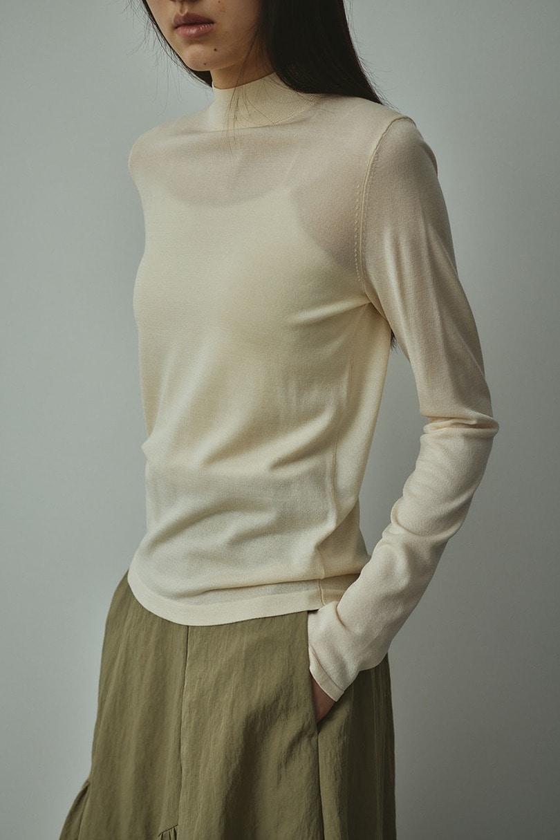 バックストリングウォッシャブルニット 詳細画像 IVOY 4