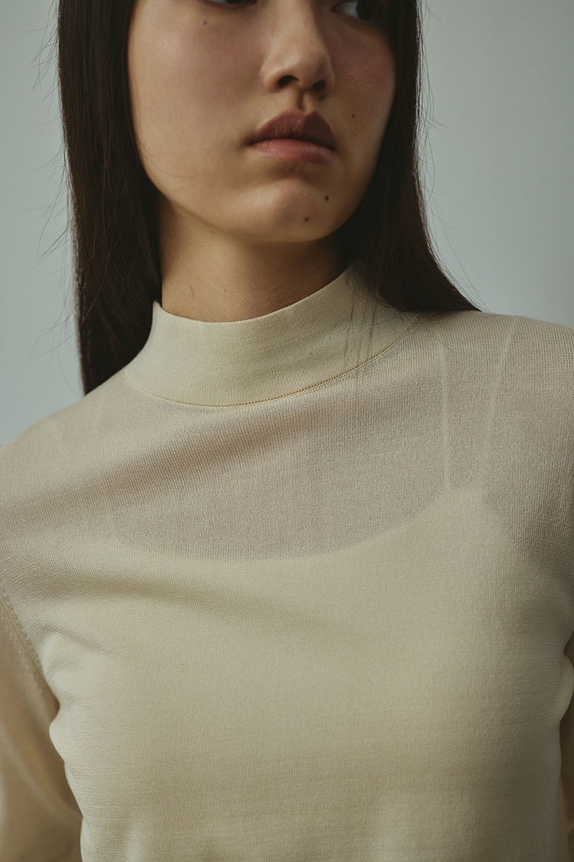 バックストリングウォッシャブルニット 詳細画像 IVOY 5