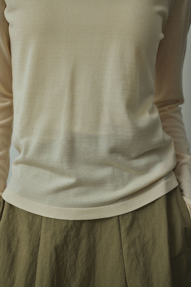 バックストリングウォッシャブルニット 詳細画像 IVOY 6