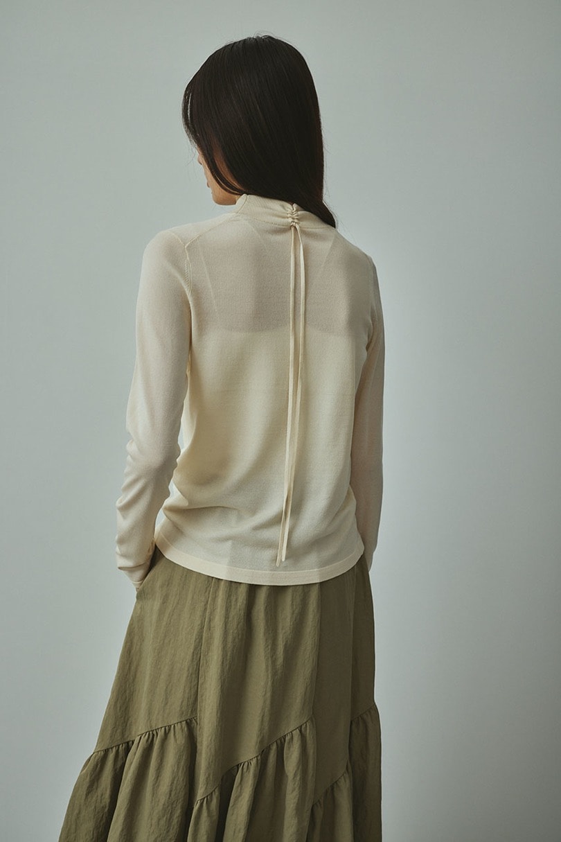 バックストリングウォッシャブルニット 詳細画像 IVOY 8