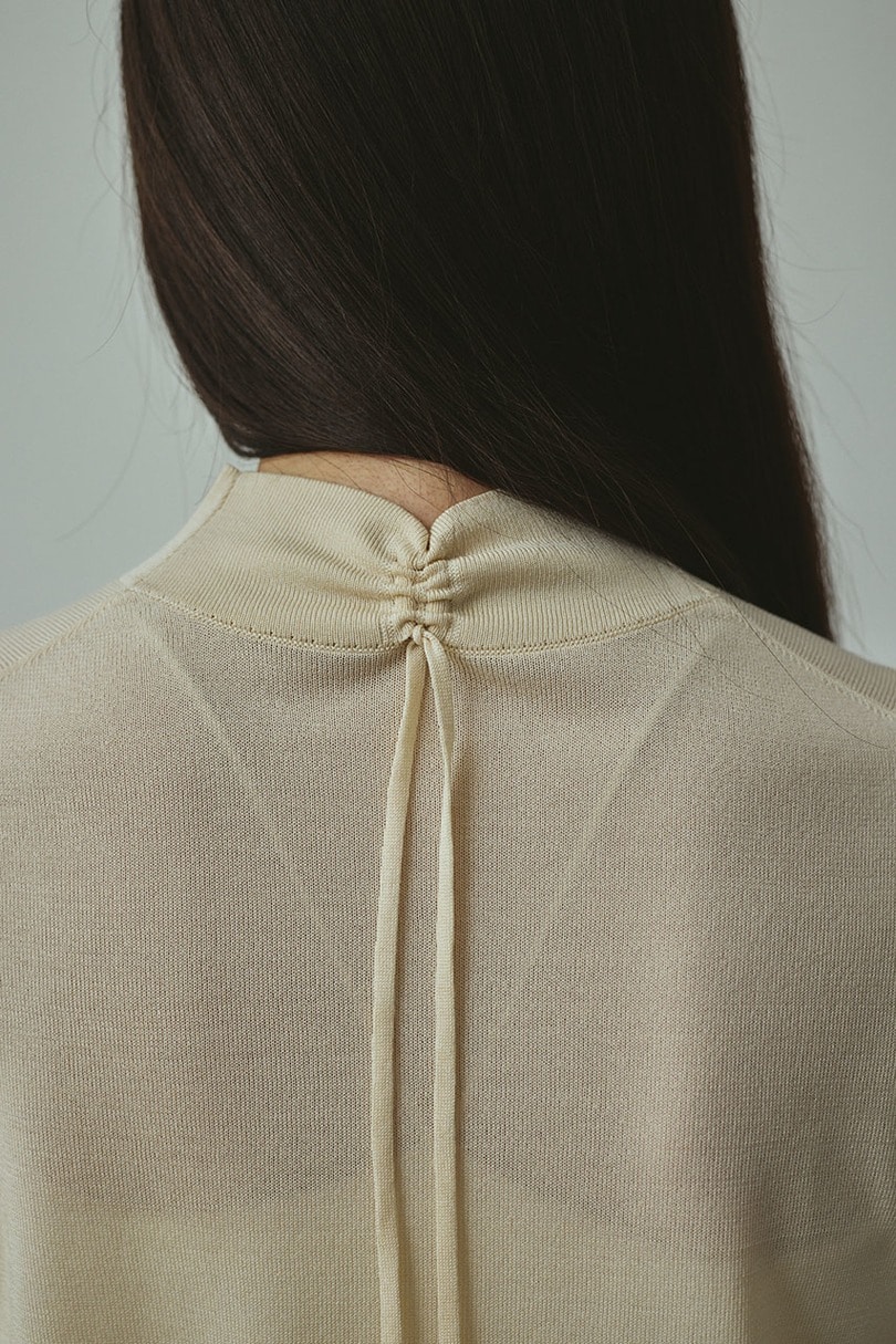 バックストリングウォッシャブルニット 詳細画像 IVOY 9