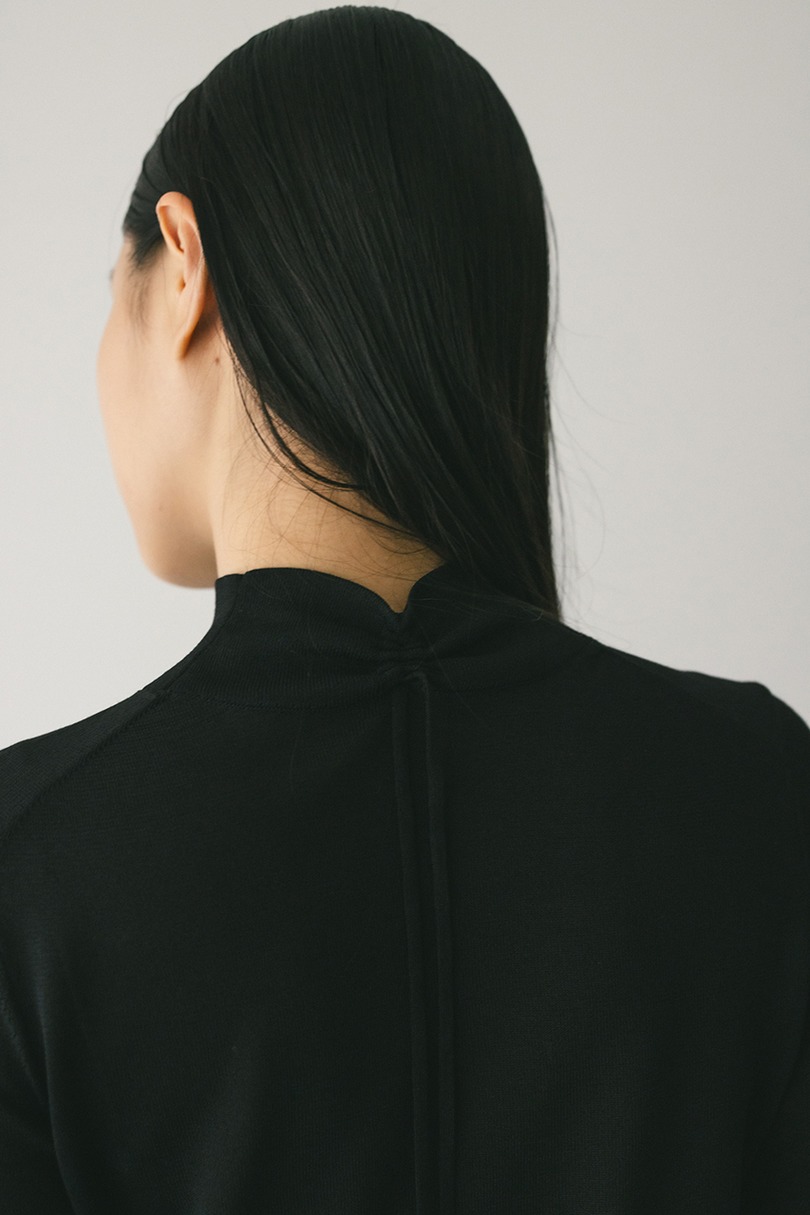 バックストリングウォッシャブルニット 詳細画像 BLK 10