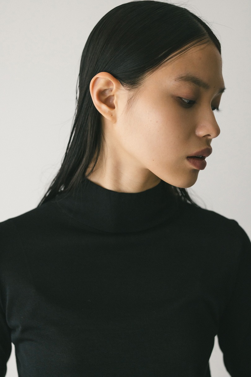 バックストリングウォッシャブルニット 詳細画像 BLK 5