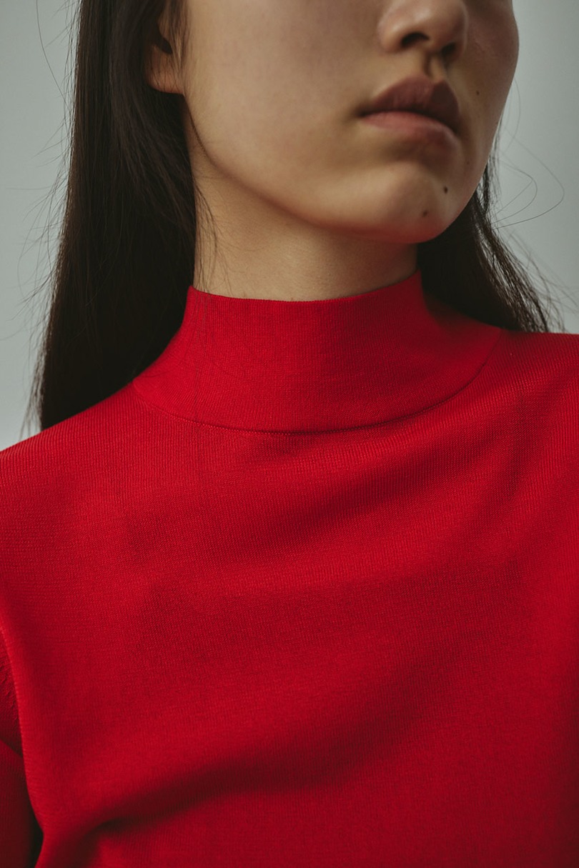 バックストリングウォッシャブルニット 詳細画像 RED 5