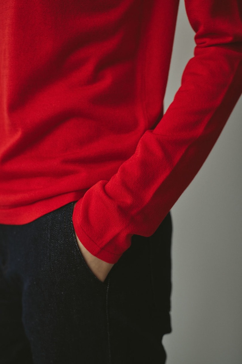 バックストリングウォッシャブルニット 詳細画像 RED 6