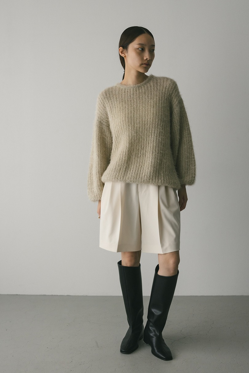 ミックスヘアリーボリュームニット 詳細画像 IVOY 2