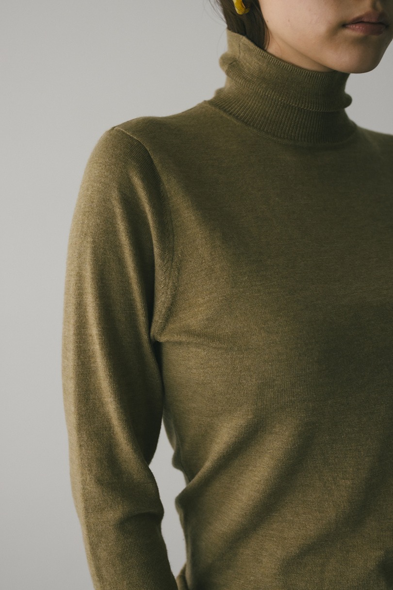 2WAYウォッシャブルハイネックオープンニット 詳細画像 L/KHA 9