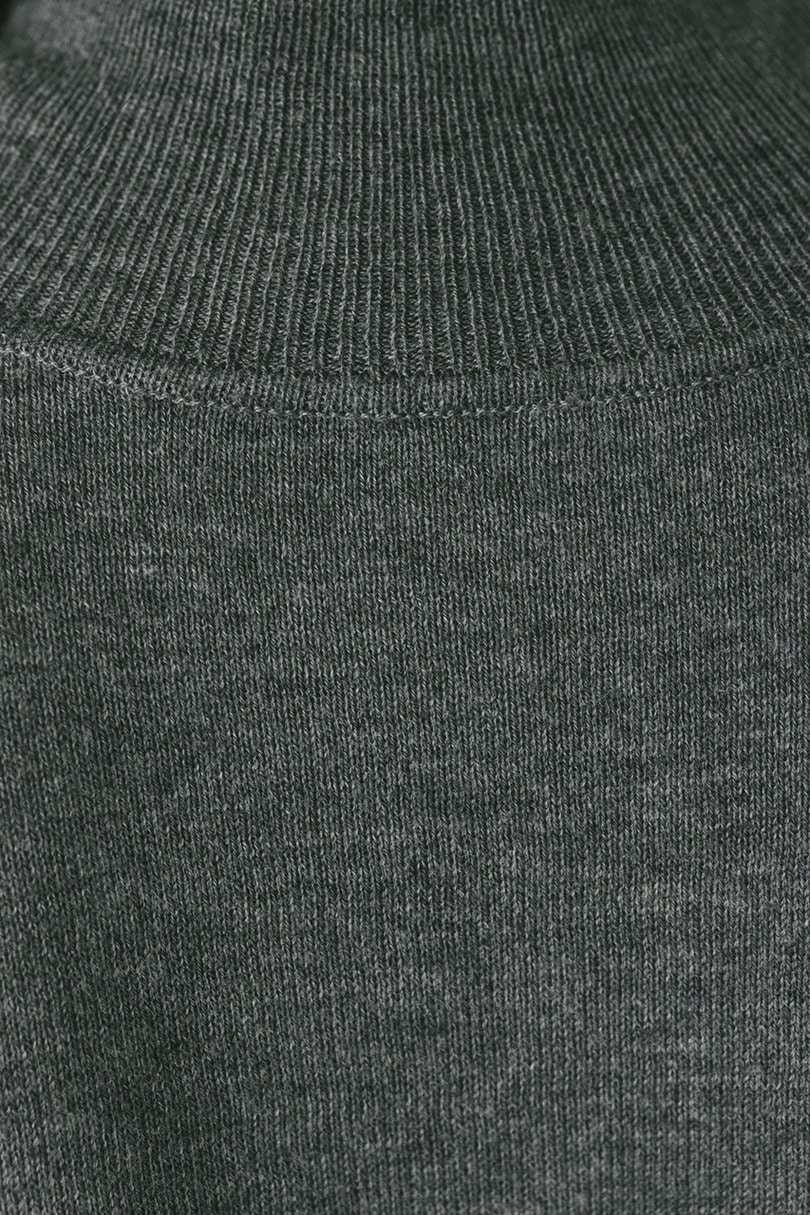 2WAYウォッシャブルハイネックオープンニット 詳細画像 GRY 11