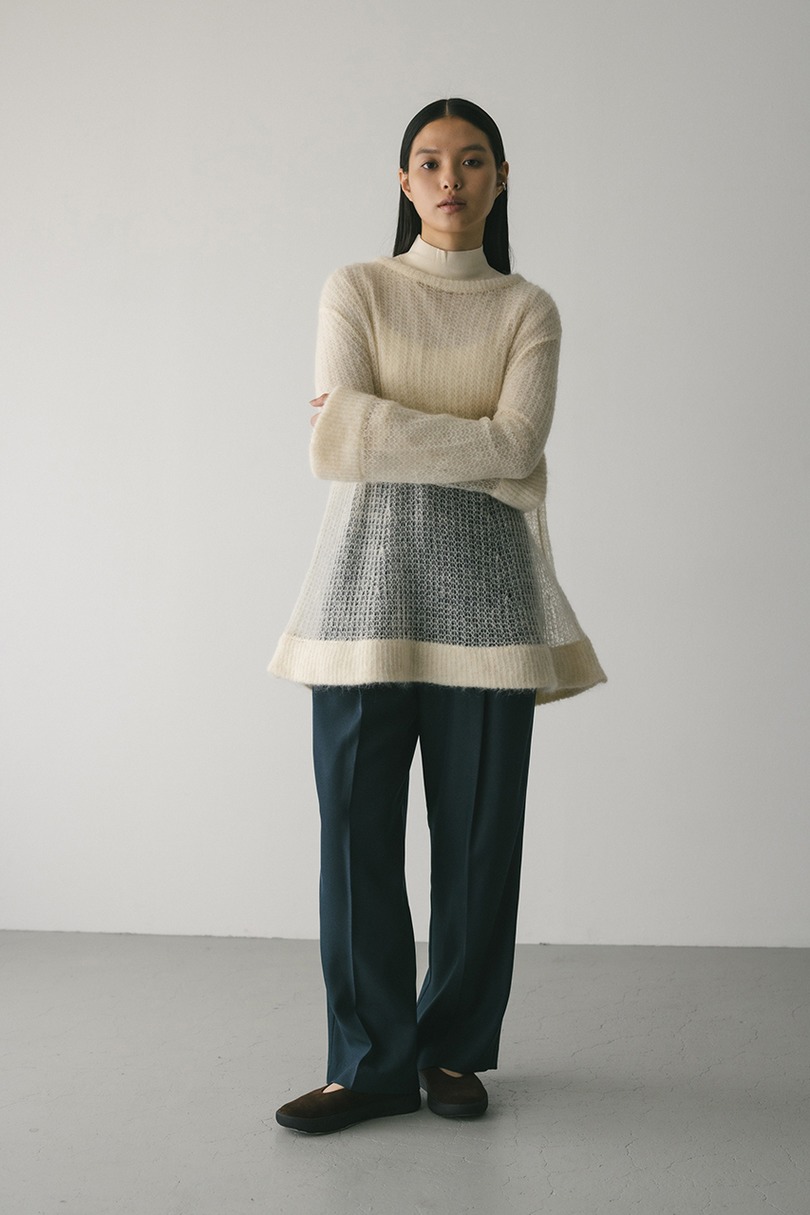 シュガーモヘアルーズニット 詳細画像 IVOY 2