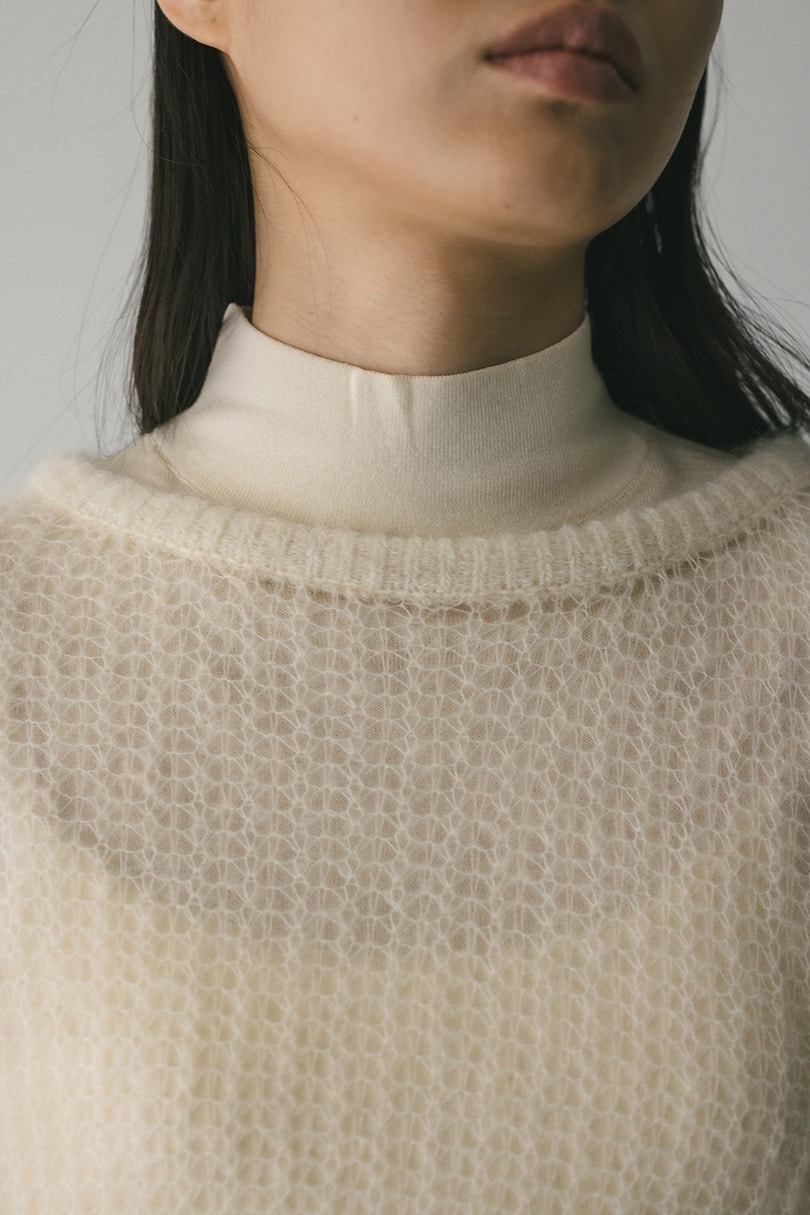 シュガーモヘアルーズニット 詳細画像 IVOY 4