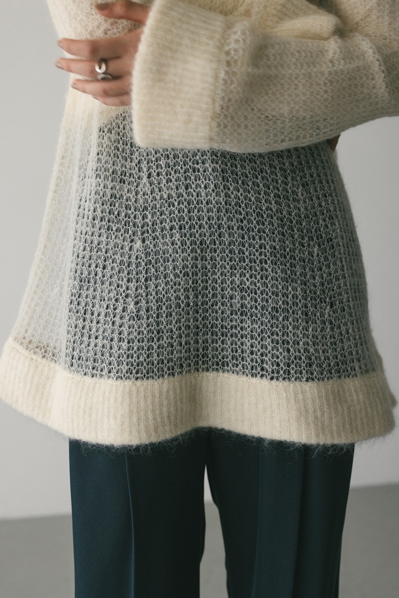 シュガーモヘアルーズニット 詳細画像 IVOY 6