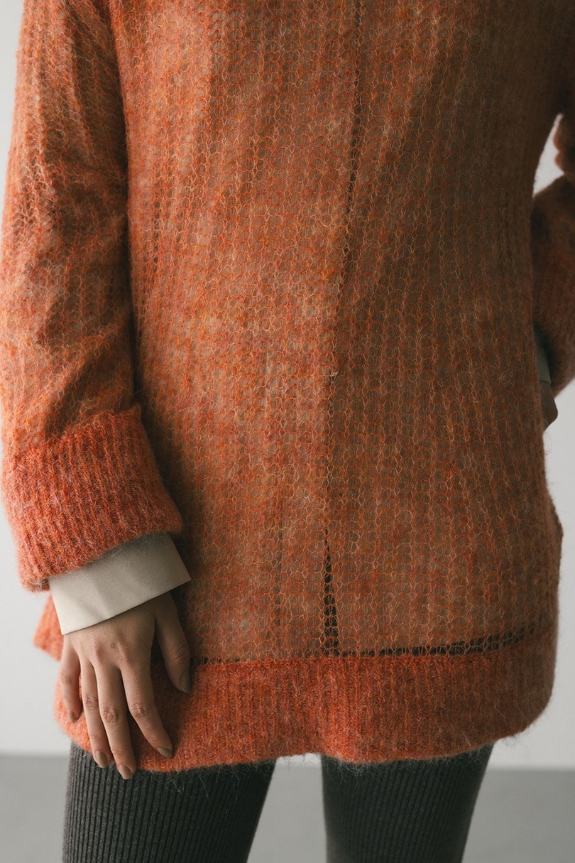 シュガーモヘアルーズニット 詳細画像 ORG 6