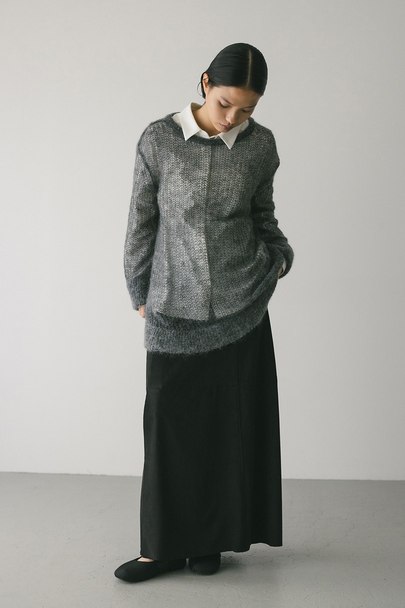 シュガーモヘアルーズニット