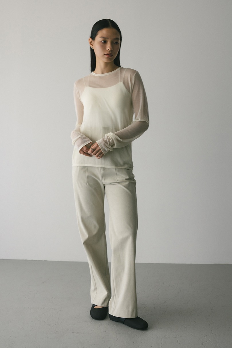 シアースキンニットトップ 詳細画像 IVOY 2