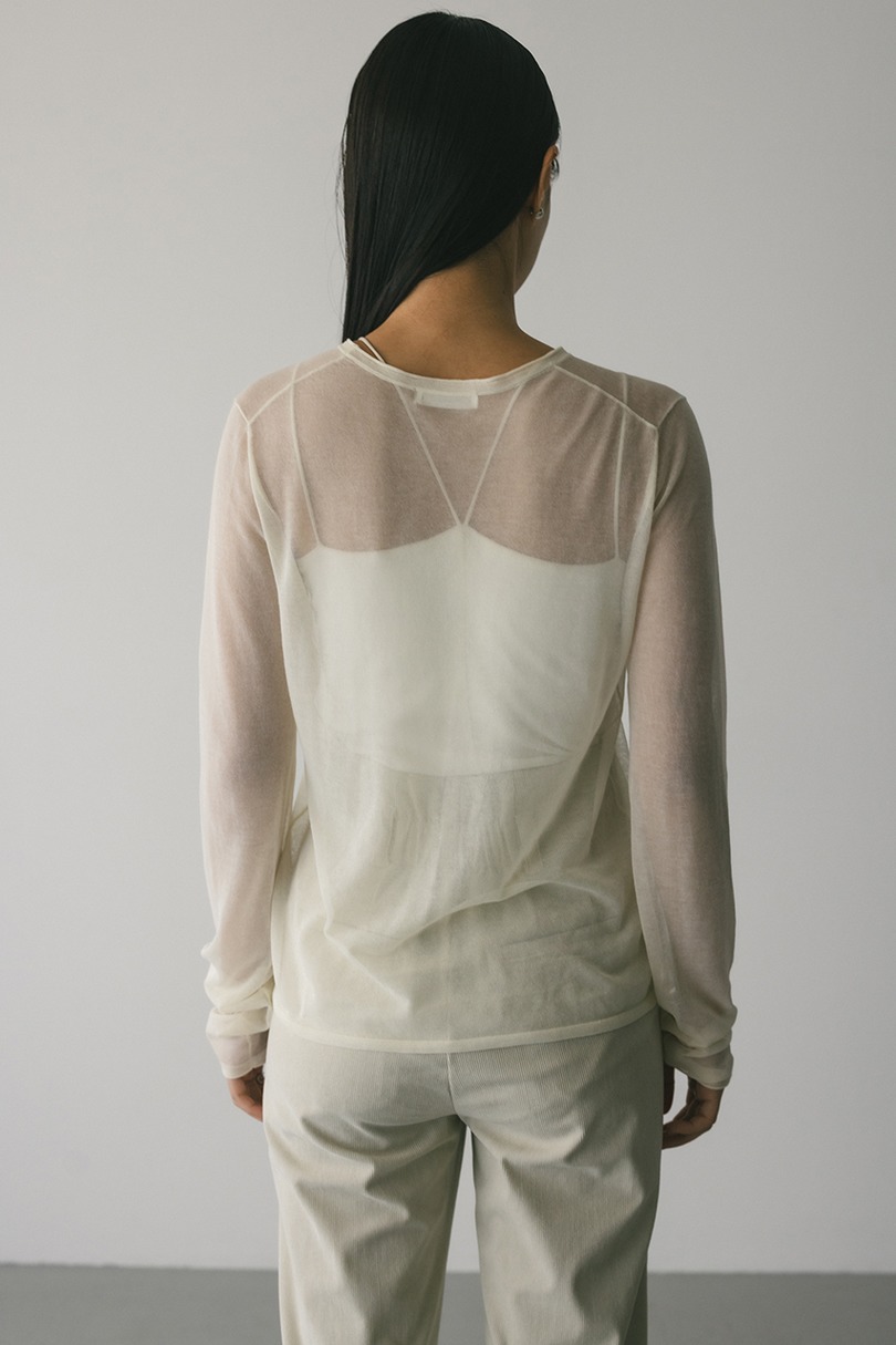 シアースキンニットトップ 詳細画像 IVOY 7