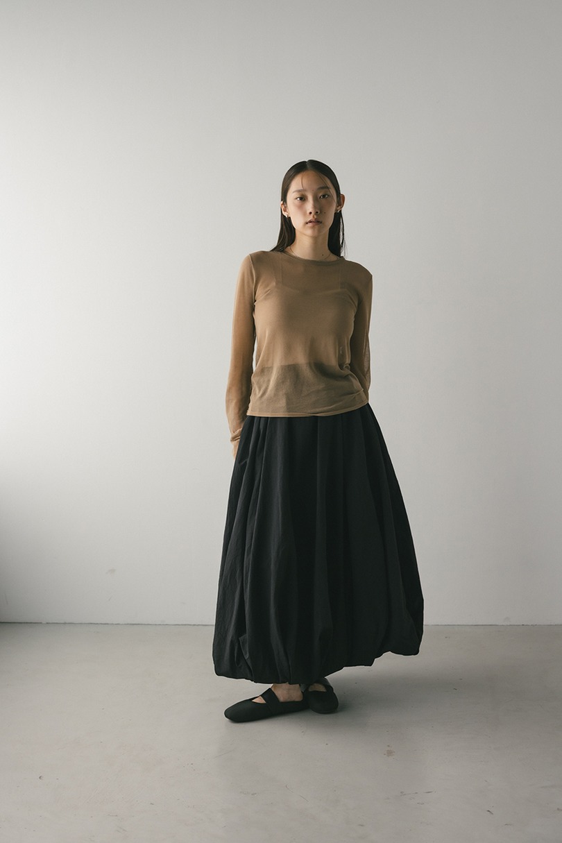 シアースキンニットトップ 詳細画像 BEG 2