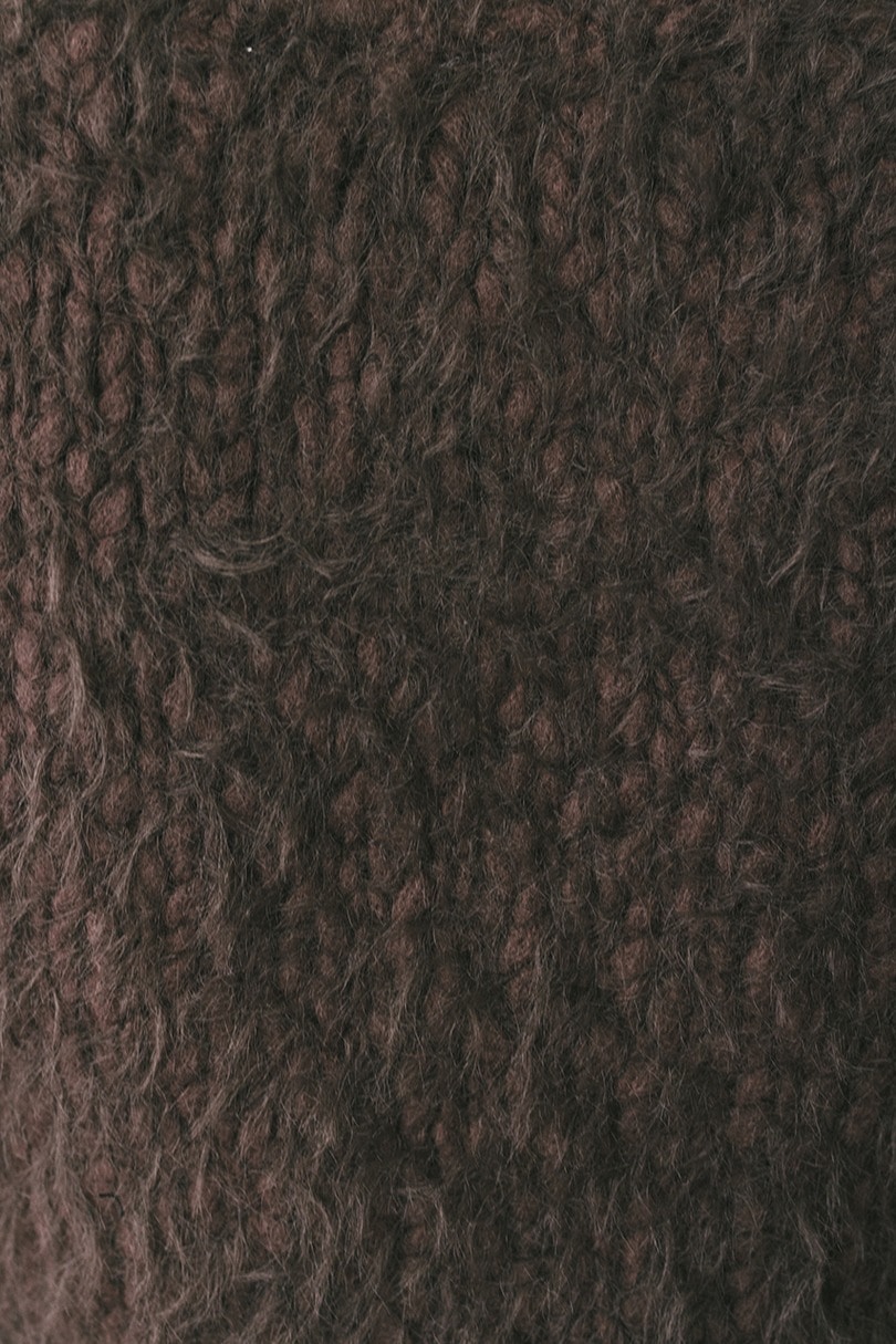 パワショルスラブシャギーニット 詳細画像 BRN 10