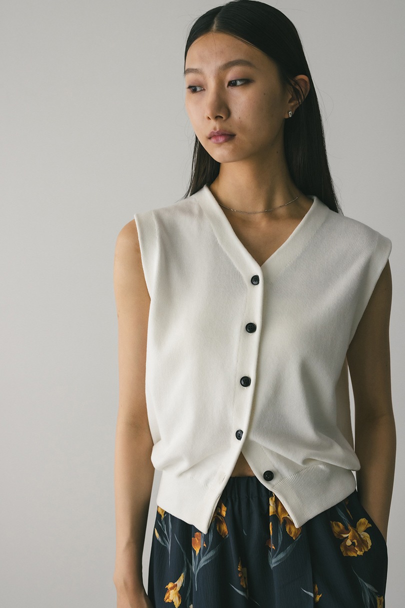 ルーズニットベスト 詳細画像 WHT 3