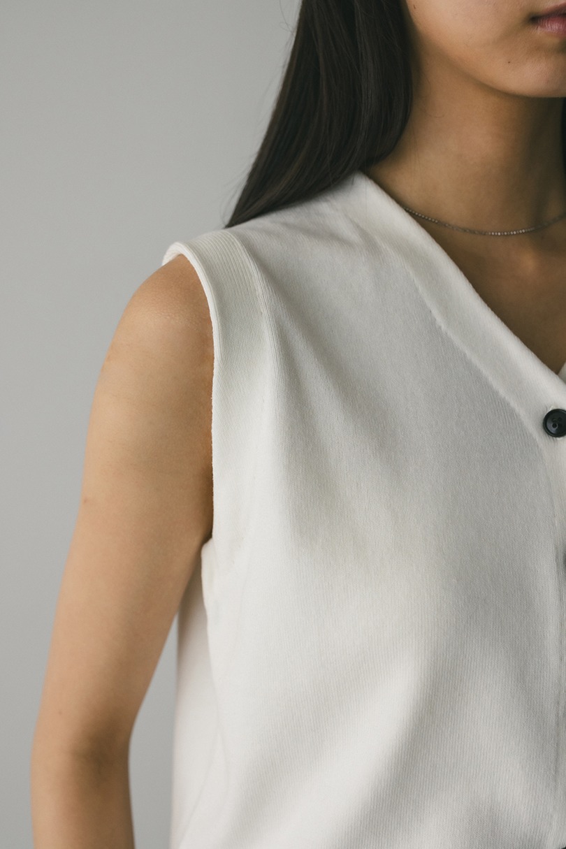 ルーズニットベスト 詳細画像 WHT 7