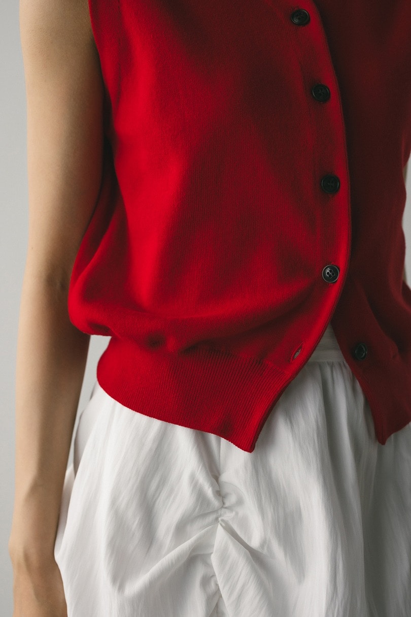 ルーズニットベスト 詳細画像 RED 10