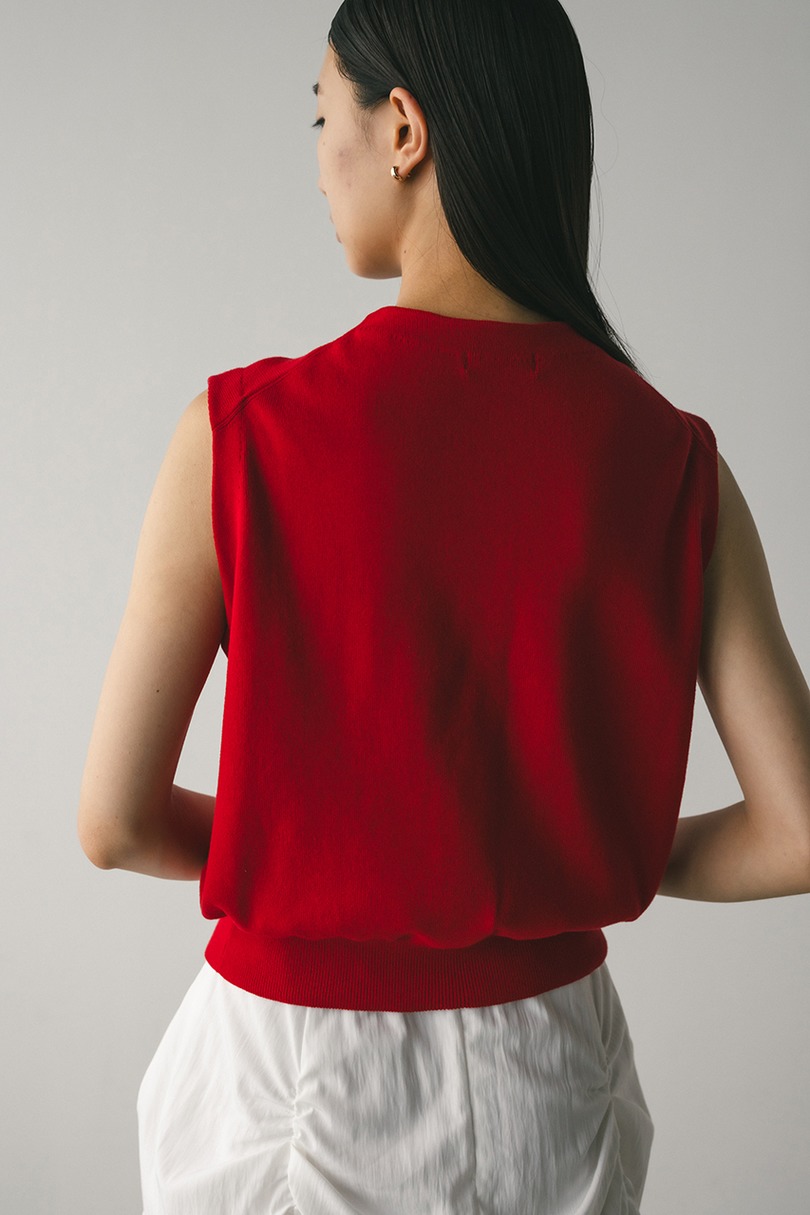 ルーズニットベスト 詳細画像 RED 11