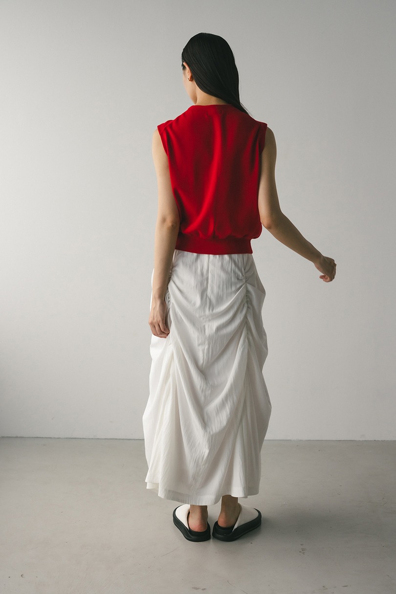 ルーズニットベスト 詳細画像 RED 4