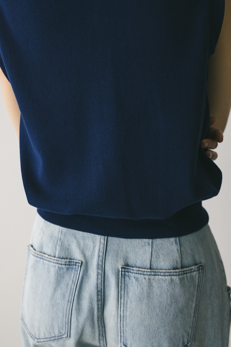ルーズニットベスト 詳細画像 NVY 10