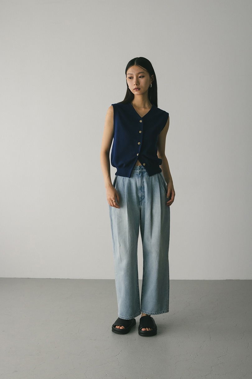 ルーズニットベスト 詳細画像 NVY 3