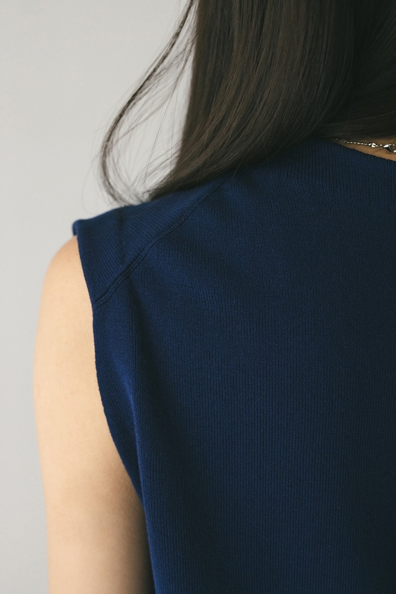 ルーズニットベスト 詳細画像 NVY 9