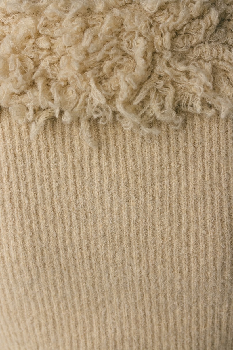 ループカラーニットトップ 詳細画像 IVOY 10