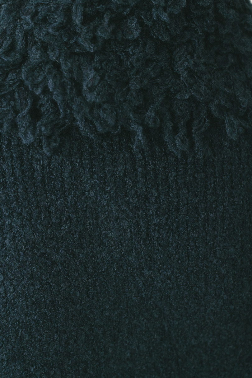 ループカラーニットトップ 詳細画像 NVY 7