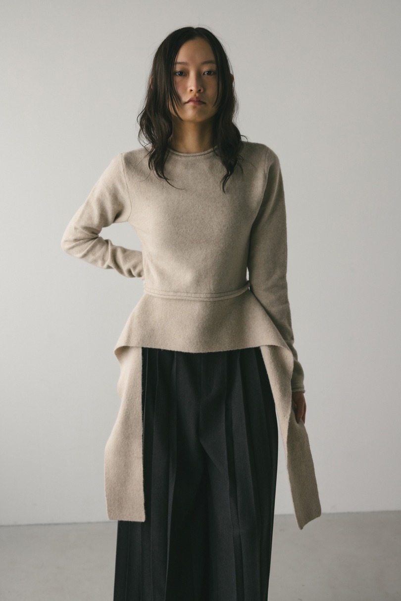 2WAYウエストマークニット 詳細画像 BEG 3