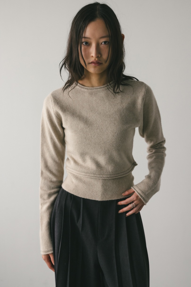 2WAYウエストマークニット 詳細画像 BEG 8