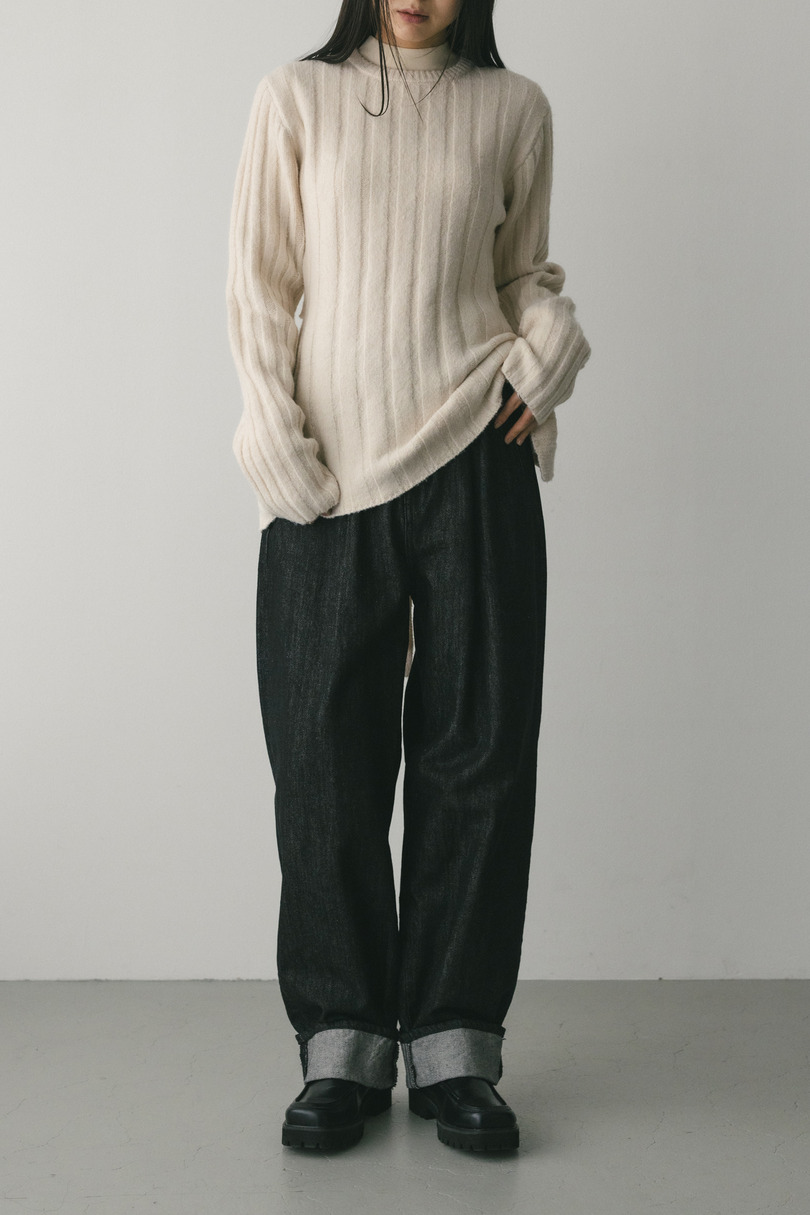 バックリボンリブニット 詳細画像 WHT 2