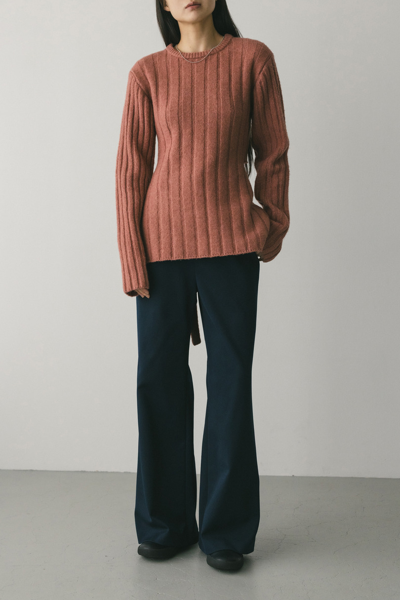 バックリボンリブニット 詳細画像 PNK 2