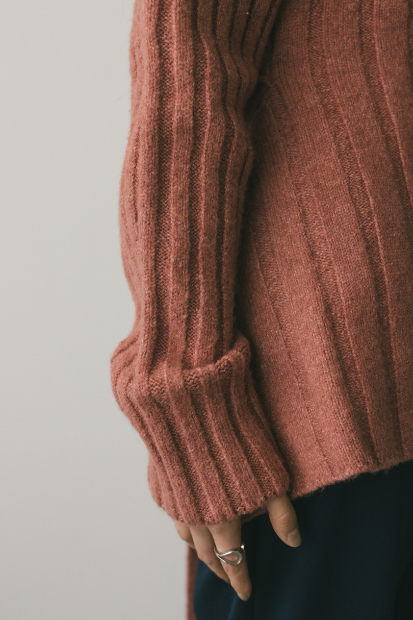 バックリボンリブニット 詳細画像 PNK 7