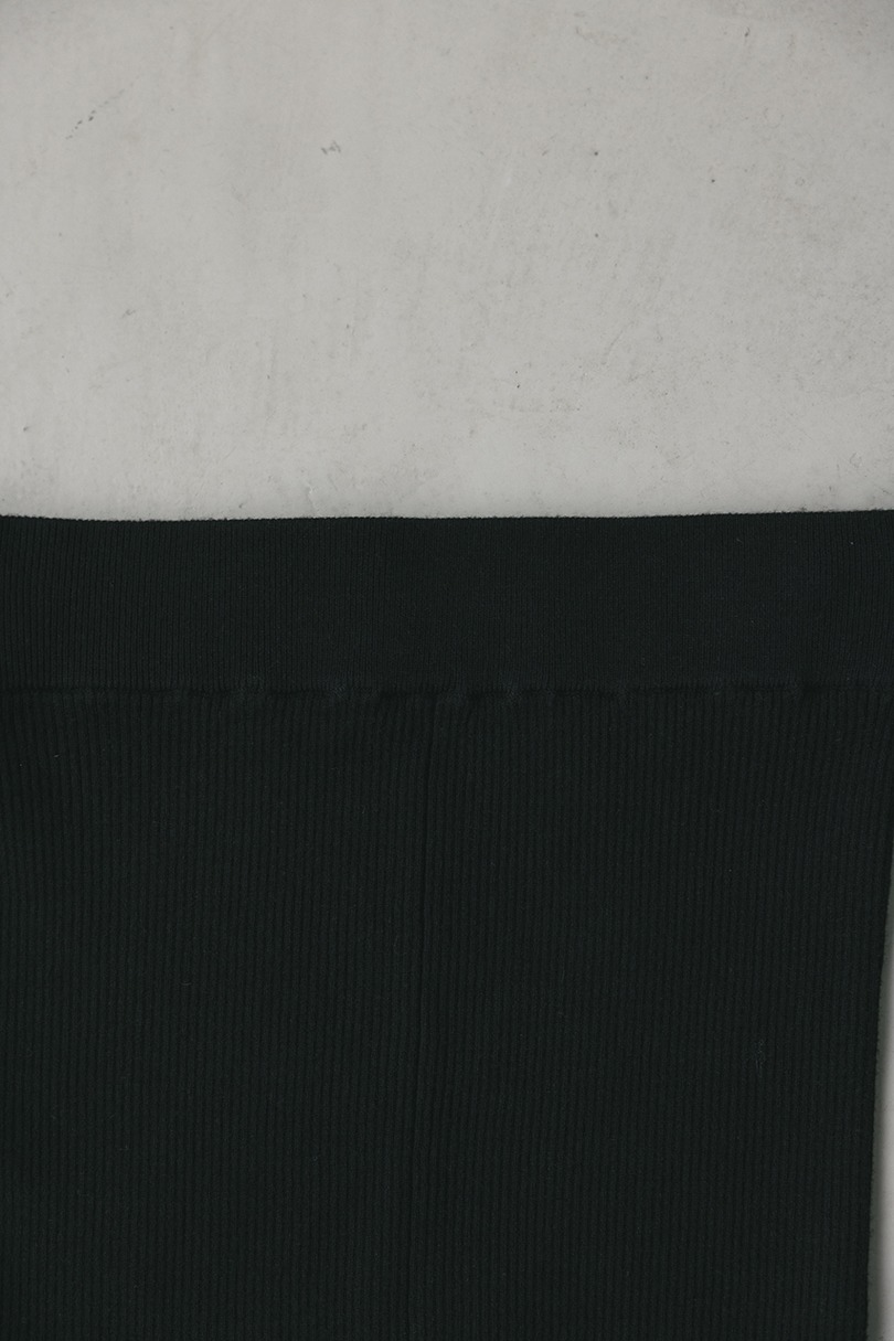 バックスリットニットレギンスパンツ 詳細画像 BLK 5