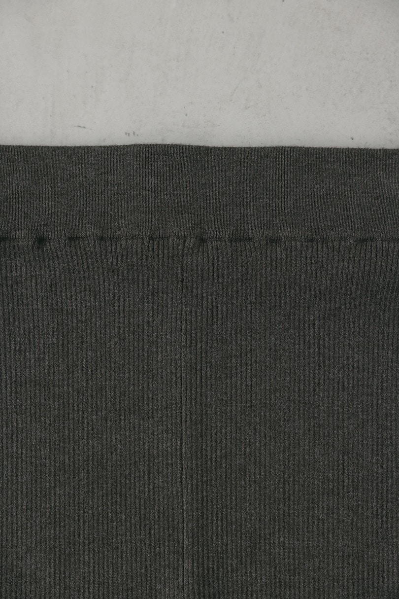 バックスリットニットレギンスパンツ 詳細画像 GRY 2