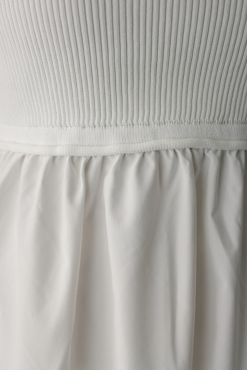 バックオープンコンビネーションワンピース 詳細画像 WHT 11