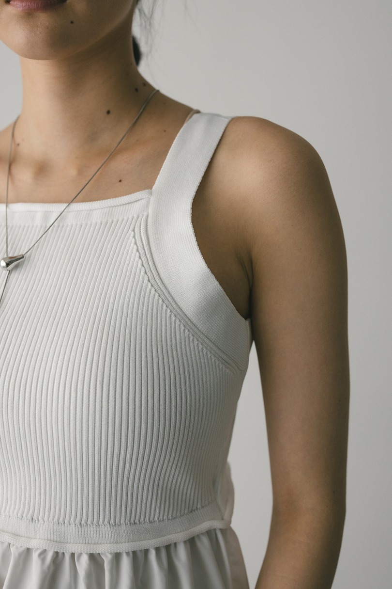 バックオープンコンビネーションワンピース 詳細画像 WHT 6